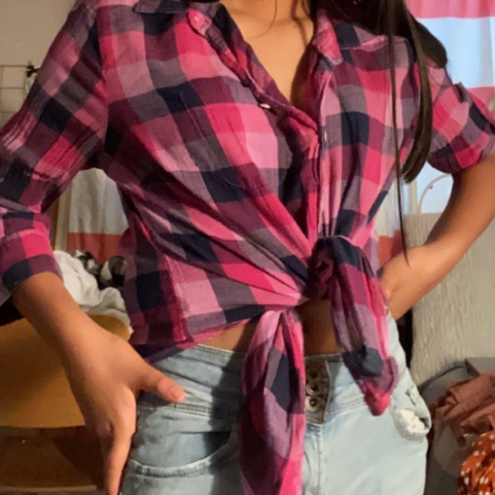 Pink and Purple Flannel